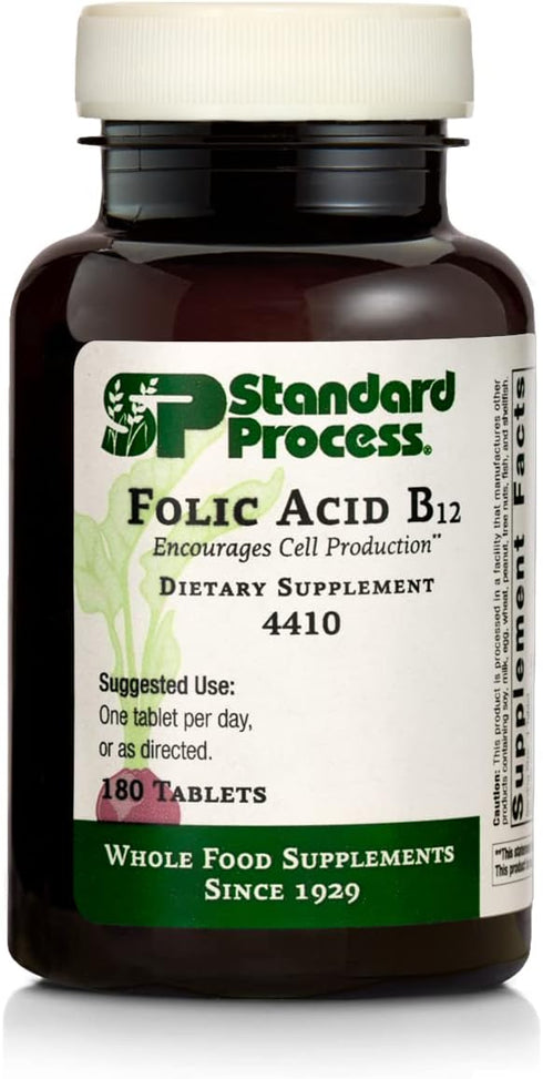 Standard Process Folic Acid B12 - 180 Tablets
