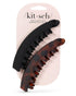 Kitsch Large Banana Hair Clips for Women, Cute Clips for Girls, Big Claw Clips for Thick & Thin Hair, 2pc