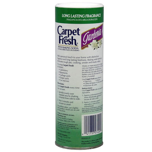 Carpet Fresh Rug and Room Deodorizer with Baking Soda, Gardenia Fragrance, 14 OZ, Pack of 1