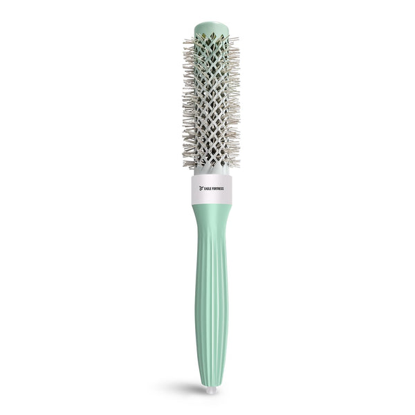 Professional Round Hair Brush for Blow Drying, Ceramic + Ionic Round Brush for Bangs, Blowout, Styling (0.98in)