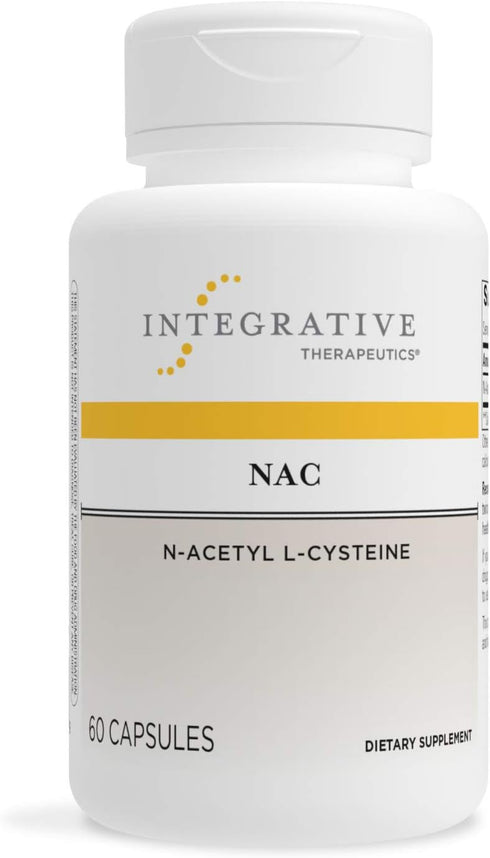 Integrative Therapeutics NAC - 60 Capsules | Supports Healthy Respiratory & Lung Function* and Glutathione Production