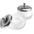 TOROKOM 2Pcs Dappen Dish Glass Monomer Dish with Lid for Acrylic Nails, Liquid Powder Holder, Matte Damping Dish