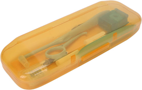 Oral Care Kit for Braces: Portable Hygiene Set with Interdental Brush, Floss, Ortho Wax, and Toothbrush Cleaning Kit
