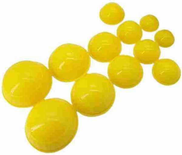 JONJUMP 12 Pcs Vacuum Cupping Set Silicone Massage Cupping Therapy Cans Rubber Body