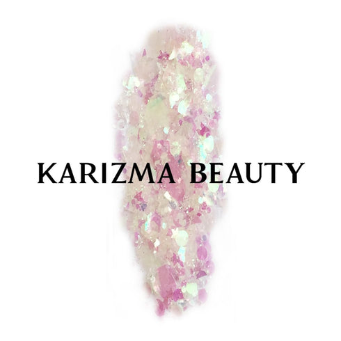 KARIZMA Iridescent Glitter, 10g Chunky Face, Hair, Eye, and Body Cosmetic Makeup, Rave Festival Accessories