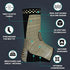 Modvel Foot & Ankle Brace Socks for Sprained Ankle Compression Sleeve, Support for Women & Men