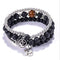 Wild Essentials Triple Band Namaste Lava Stone Essential Oil Diffuser Wrap Bracelet,
