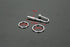 Set 3PCS Male Metal Urethral Sounding Penis Plug Urethral Sounds Toys Different Style Penis Plug with Penis Cock Ring