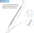 3Pcs Dental Tools Teeth Care Kit - Calculus and Plaque Remover Set Tooth Pick with Mouth Mirror Teeth Cleaning Set with