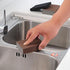 6 Pcs Heavy Duty Magic Emery Sponge Brush, Nano Cleaning Sponge for Household Use, Dark Brown
