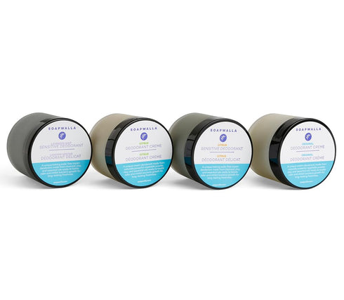 Natural Sensitive Lavender Mint Aluminum-Free Deodorant Cream | Vegan, Cruelty-Free, Clean Skincare (Full Size, 2 oz |