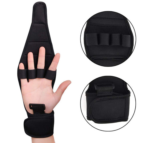 Finger Splint Brace, Anti-Spasticity Rehabilitation Gloves for Stroke Hemiplegia Patient and Athlete Finger