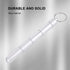 Drug Holder, Aluminum Alloy Waterproof Pill Key Chain Container with Key Ring for Daily Use (5 Cases)