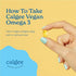 Vegan Omega-3: 450mg DHA & EPA - Plant-Based Algae Oil for Brain, Heart, & Joint Health - 60 Ct