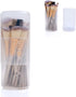 OCHEAL Retractable Makeup Brush Holders, Clear Travel Makeup Brush Case, Dustproof Storage for Women and Girls Makeup