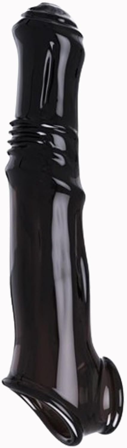 SOODAY Huge Monster Penis Sleeve Male Penis Extender Sleeve with Cock Ring, Realistic