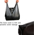 4 Gallon Trash Bags, Bathroom Trash Bags, Kitchen Garbage Bags, 90 Pcs with Handle, Black Disposable Plastic Rubbish