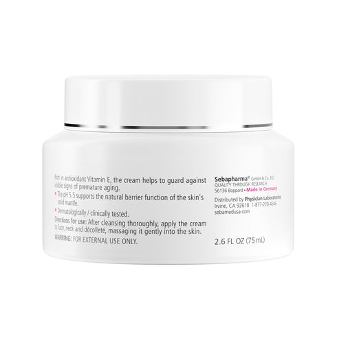SEBAMED Moisturizing Face Cream for Sensitive Skin, 2.6 Fluid Ounces, Pack of 2