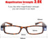 Bright LED Readers with Lights, Lighted Magnifier Reading Glasses for Nighttime Use (+3.0)