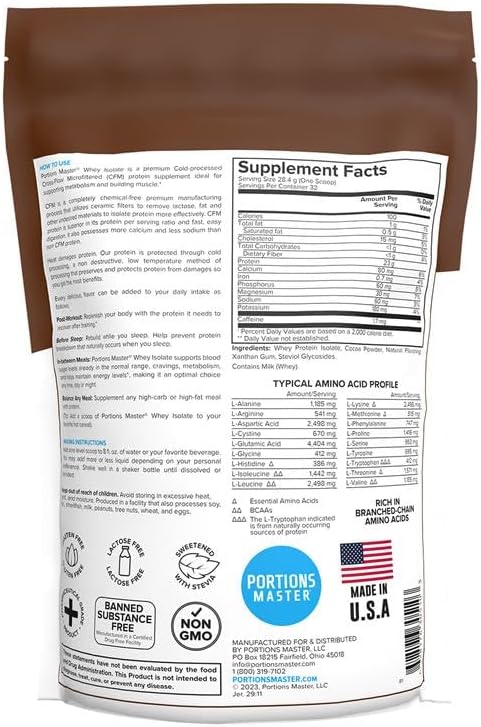 Cold-Processed CFM 100% Whey Protein Powder, All-Natural, Sweetened with Stevia, Chocolate Brownie, 2 LB