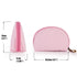 Hekyip Half Moon Cosmetic Beauty Bag, Handy Makeup Pouch for Travel for Women (PINK)