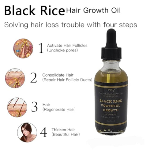 IPPY BLACK RICE POWERFUL GROWTH, 2 oz