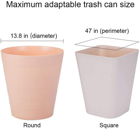 Heorryn 8 Bags-0.79 60 Count Gallon Drawstring Trash Mil Ultra Strong Medium Trash Can Liners for Kitchen/Office