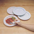 SP Ableware Inner-Lip Plate with High Wall, Light Blue Plastic (745310001)