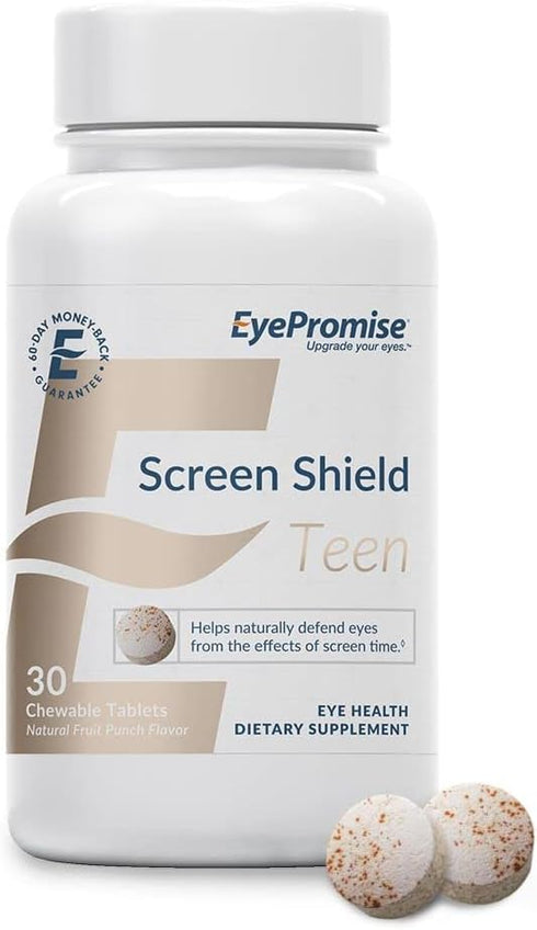 EyePromise Screen Shield Teen Chewable Eye Vitamin - Vitamins for Kids Ages 4-17, Screen Time Protection