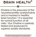 Nature's Way Choline 500 mg, 100 Tablets, Pack of 2 for Health Supplement