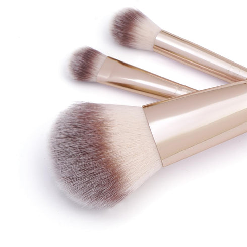 MAGEFY 22 Pcs Professional Premium Synthetic Makeup Brush Set with Case (Blackgold)