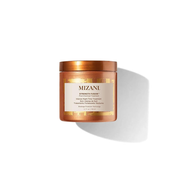 Mizani Strength Fusion Intense Night-Time Treatment - Deeply Nourishing Hair Mask with Shea Butter for Curly Hair