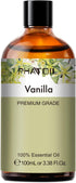 100ML Vanilla Essential Oil, Huge 3.38fl.oz Bottle Vanilla Oil, Pure Aromatherapy Essential Oils for Diffuser, Humidifier, Scented Oils for Soap, Candle Making