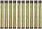 Lunaya Bamboo Toothbrush Set - 10 Pack - Natural Bamboo - Brown Nylon