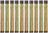 Lunaya Bamboo Toothbrush Set - 10 Pack - Natural Bamboo - Brown Nylon