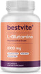 BESTVITE L-Glutamine 1000mg per Capsule (240 Capsules) - Maximum Strength Supplement