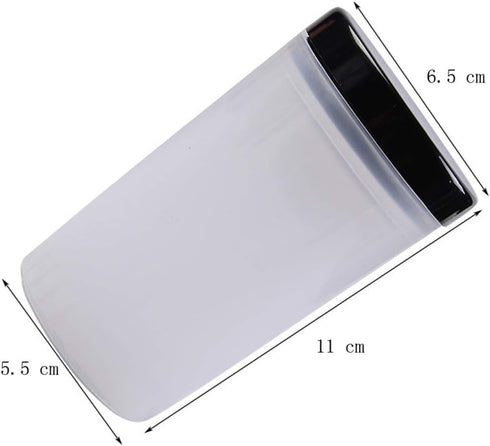 Teensery 2 Pcs Nail Art Brush Pen Holder and Cleaner Cup Container for Makeup Brushes