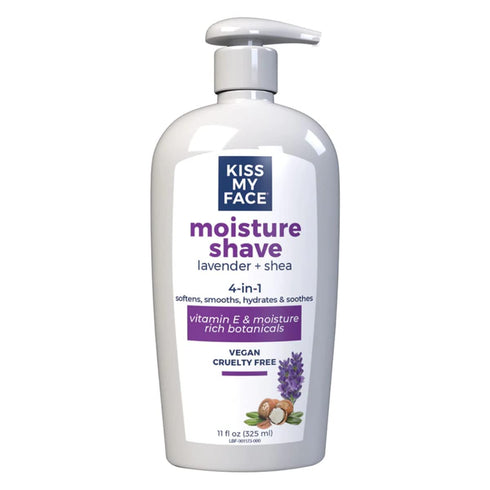 Kiss My Face Moisturising Shave Gel, Lavender & Shea, 11oz (326ml)