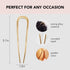 Kitsch Metal Hair Pins for Women - Gold U-Shaped Hair Sticks for Thick Hair, Buns, French Twist, 1pc