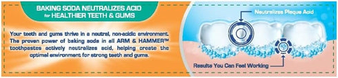 Hammer 4.3 oz (Pack 5) ARM & Truly Radiant Whitening & Enamel Strengthening Fluoride Toothpaste, Fresh Mint