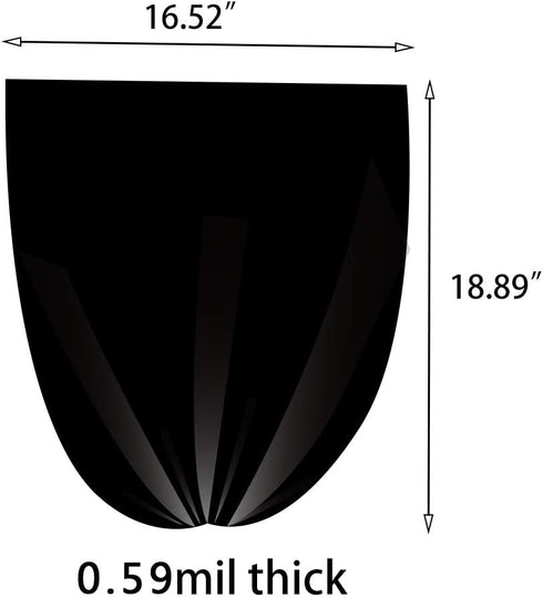 1.2 Gallon Black Small Trash Bag, 180 Counts