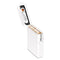 Waterproof Cigarette Case with Lighter, Airtight Joint Holder for 16pcs Cigarettes, Smell Proof Container Box (White)