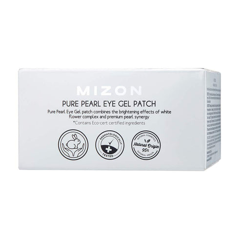MIZON Pure Pearl Eye Gel Patch, with Pearl, Diamond Powder, Niacinamide, 60pcs