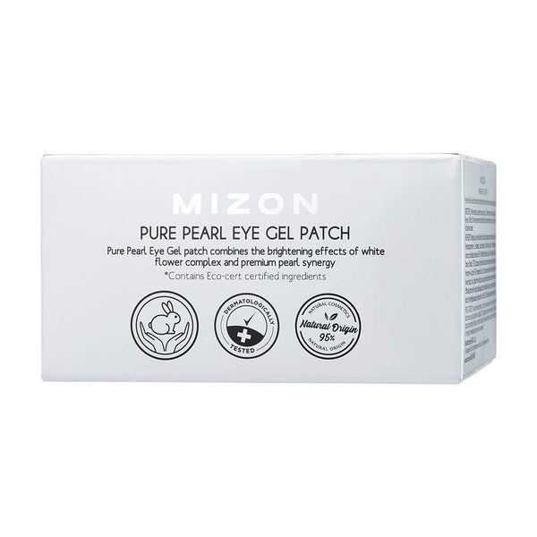 MIZON Pure Pearl Eye Gel Patch, with Pearl, Diamond Powder, Niacinamide, 60pcs