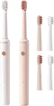 Texvora Usb Rechargeable Electric Toothbrush With 2 Brush Heads, Waterproof, For Adults, Stylish