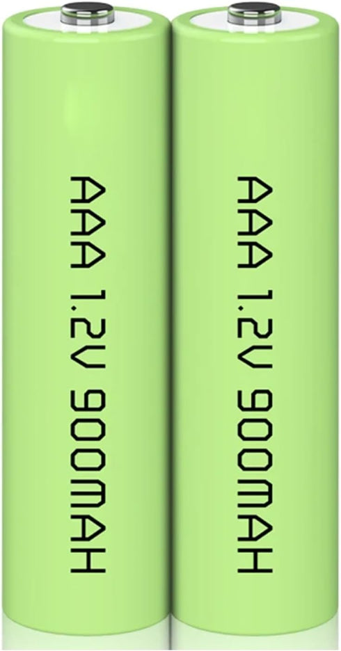 10 Packs 1.2V AAA 900mAh Ni-MH Rechargeable Batteries for Solar Lights (AAA Size)