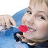 Disposable Oral Foam Swab, Mint Flavored, Individually Wrapped, Red, Box of 50 Counts