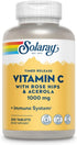 SOLARAY Vitamin C 1000mg w/Rose Hips & Acerola | 250ct | Non-GMO | Two-Stage Timed-Release Immune Support