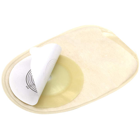 YEYSXSY 60mm 10PCS Urostomy Supplies Medicals Drainable Pouch Ostomy Stoma Bags One Piece System Cut-to-FitMax Cut