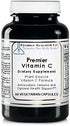 Vitamin C Supplement by Premier Research Labs - Natural Whole Food C Complex, 60 Vegetarian Capsules with Bioflavonoids